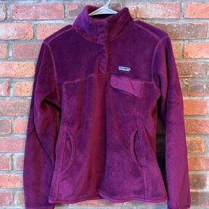 Patagonia Plum Quarter-Zip Fleece Pullover